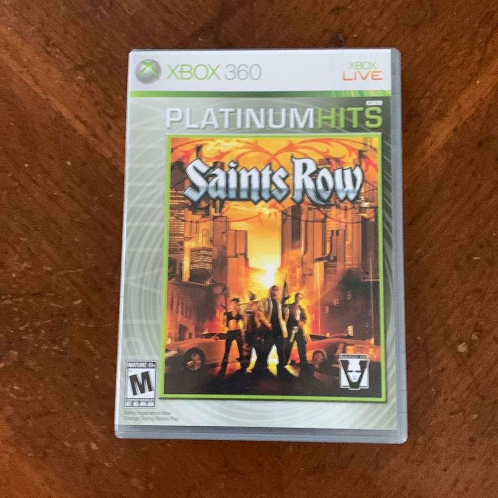 Saints Row Video Game for XBOX 360 Complete in Box with Instruction Manual